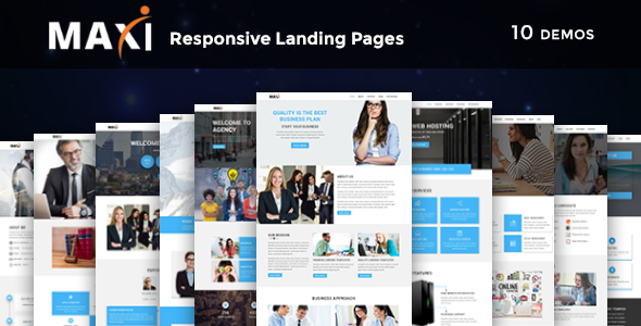 Startup - Responsive HTML Landing Page - 1