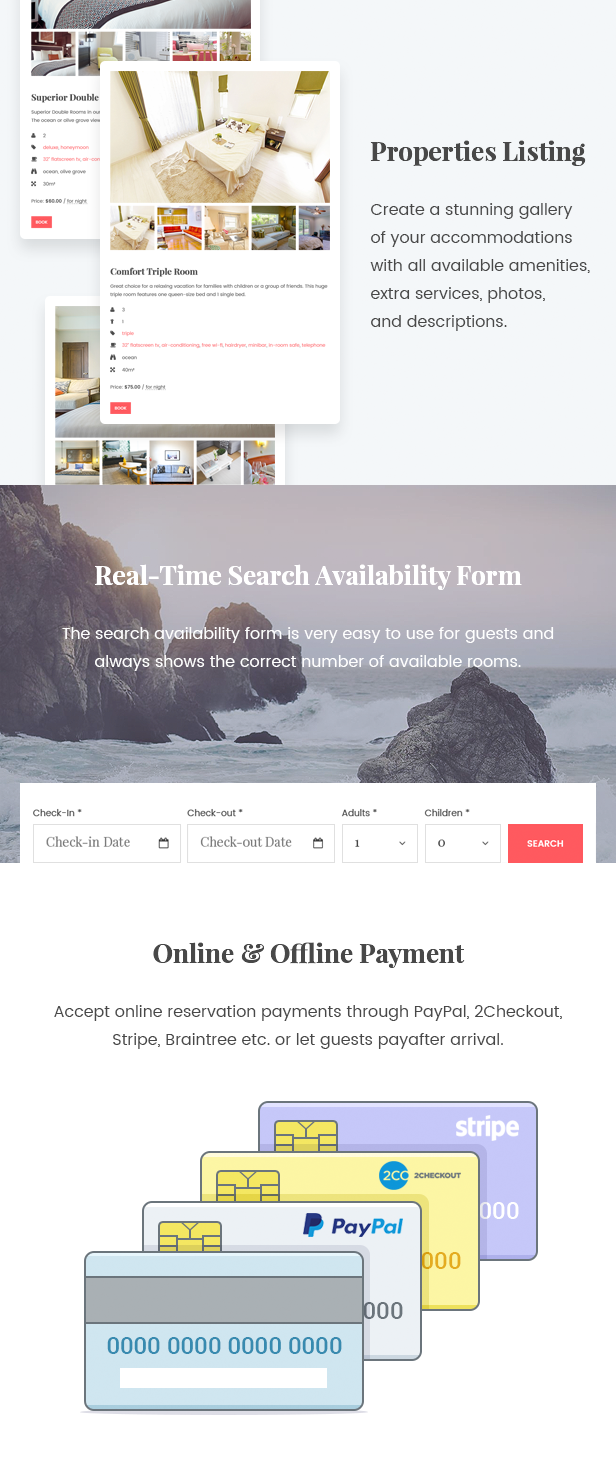 WordPress Hotel Theme - Oceanica - 6