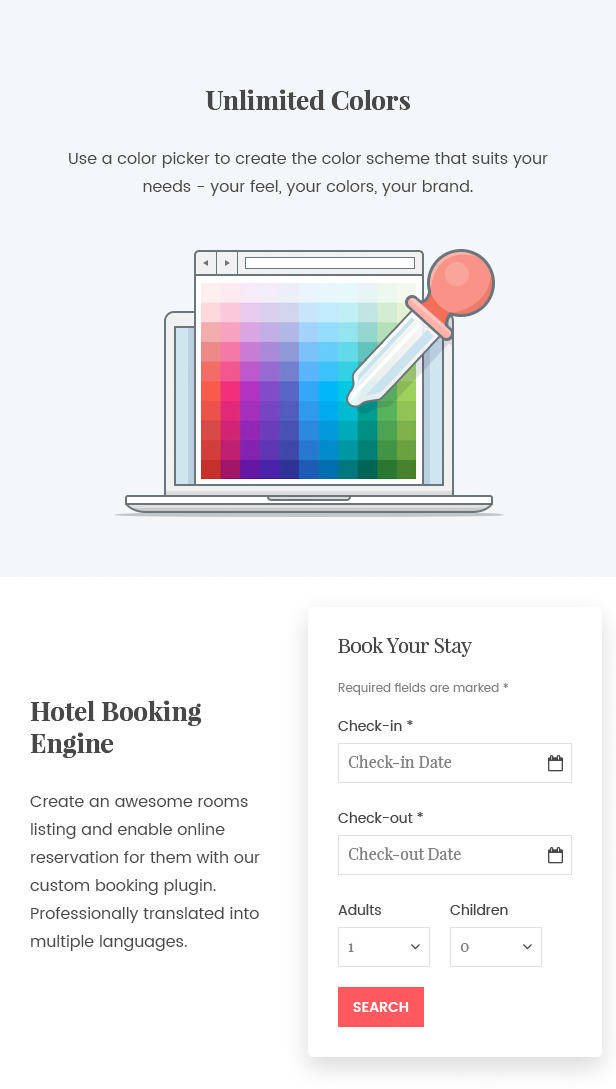 WordPress Hotel Theme - Oceanica - 5