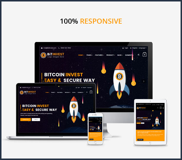 Bitcoin Crypto Currency Template - 7