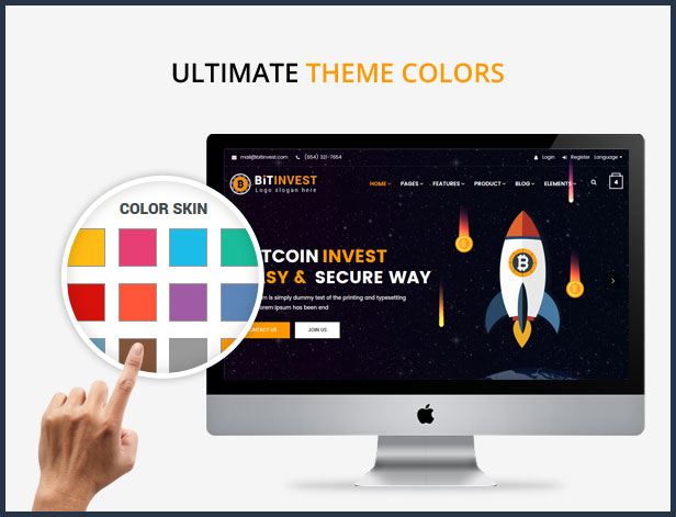 Bitcoin Crypto Currency Template - 8
