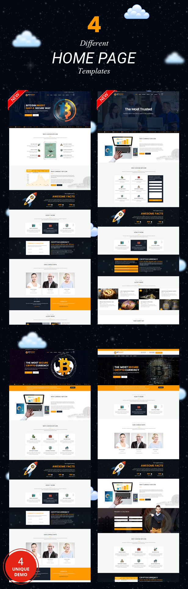 Bitcoin Crypto Currency Template - 2