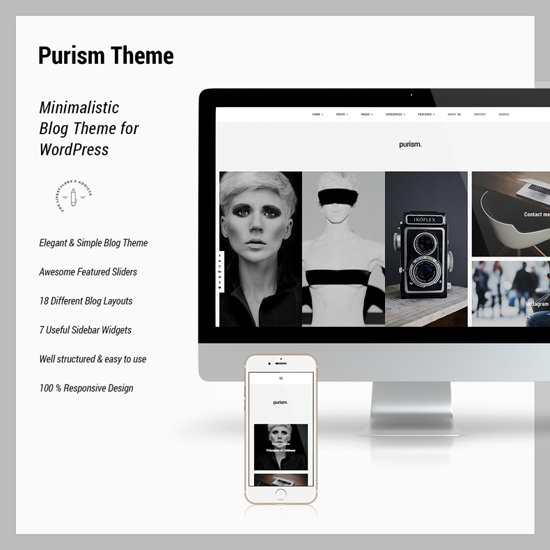 Purism - WordPress Blog Theme - 5