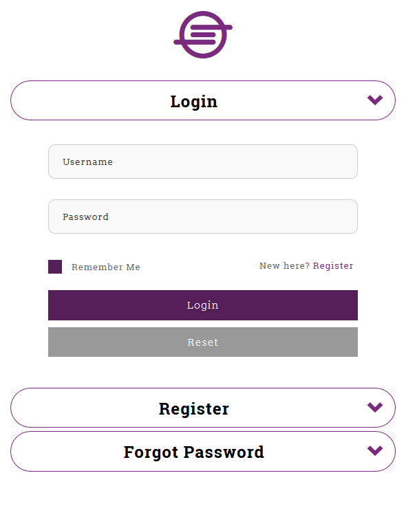 Pagli - Bootstrap Collapse Log in & Register Form - 11