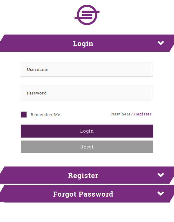 Pagli - Bootstrap Collapse Log in & Register Form - 16