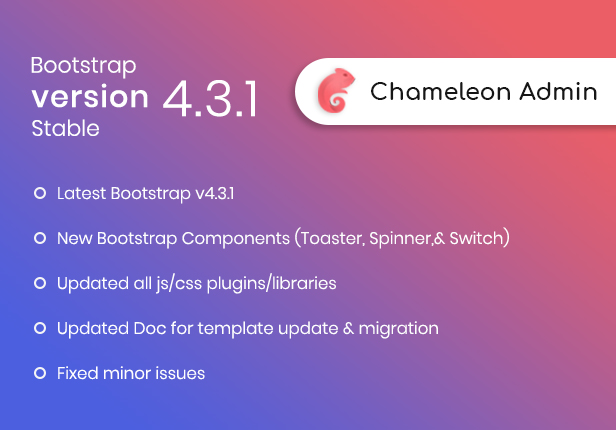 Chameleon Admin - Modern Bootstrap 4 WebApp & Dashboard HTML Template + UI Kit