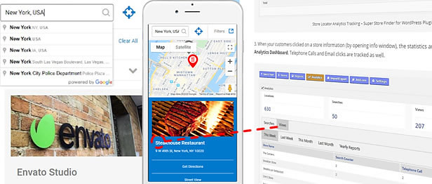 Store Locator Plugin with Analytics Feature