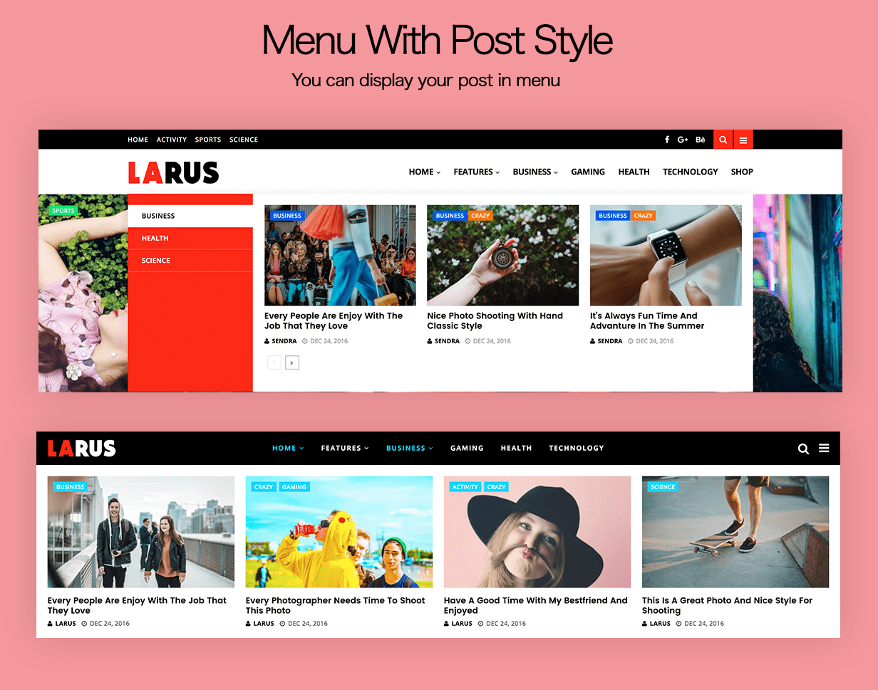 Larus - WordPress Blog Magazine Theme - 5