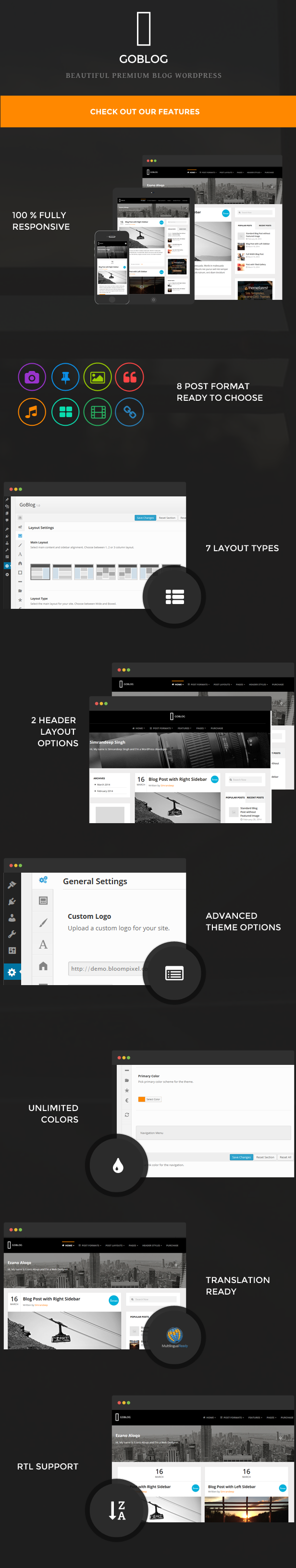 GoBlog - Responsive WordPress Blog Theme - 2