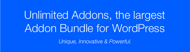 Unlimited Addons for WordPress - 5