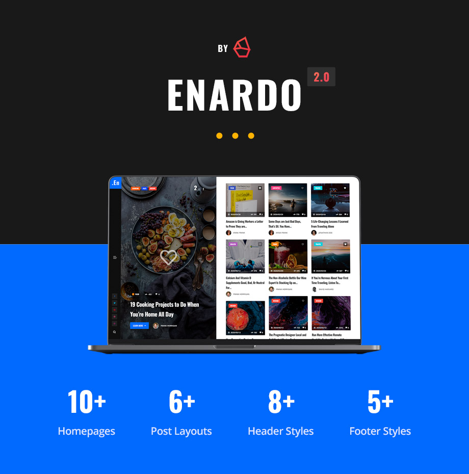 Enardo - Blog & Magazine WordPress Theme - 5