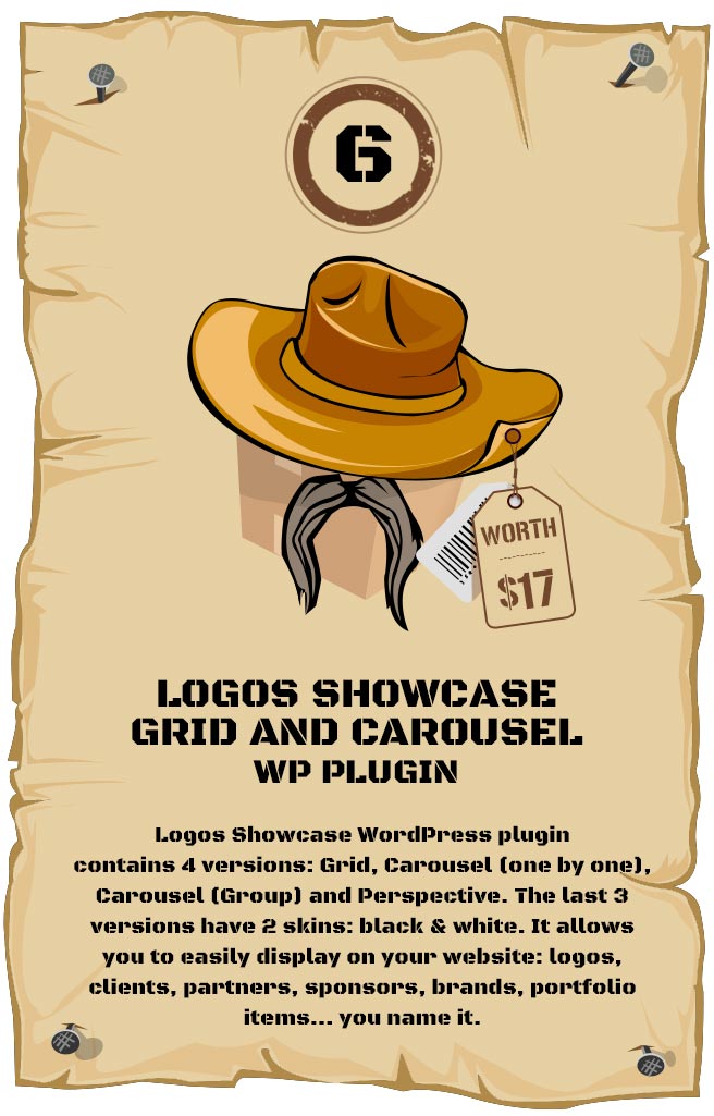 WordPress Logos Showcase - Grid and Carousel