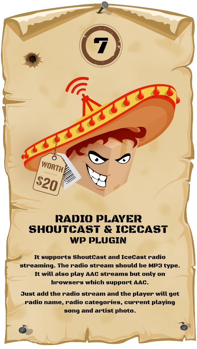 Radio Player Shoutcast & Icecast WordPress Plugin