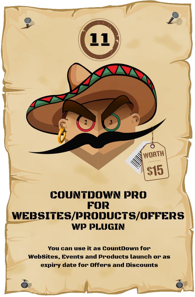 CountDown Pro WP Plugin - WebSites/Products/Offers