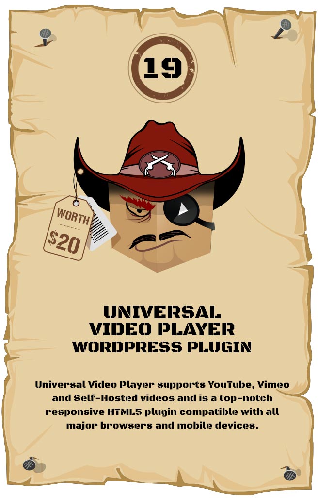 Universal Video Player - WordPress Plugin