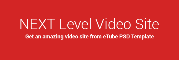 eTube - Video Blog Site PSD Template - 8