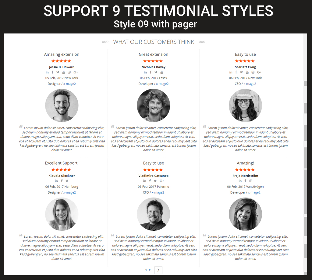 Magento 2 Testimonials - 5