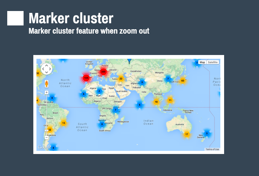 Google Map Marker Cluster