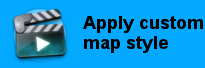 Apply custom google map style