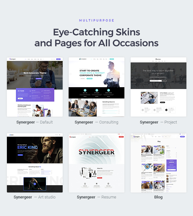 Synergeer - Corporate Creative WordPress Theme - 2