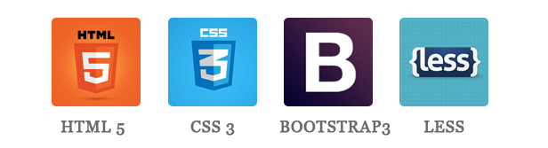 StoBok - HTML5, CSS3, BOOTSTRAP & LESS