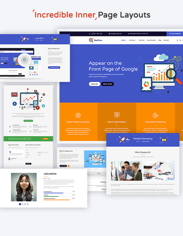 SeoPlan & Digital Marketing Agency WordPress Theme - 3