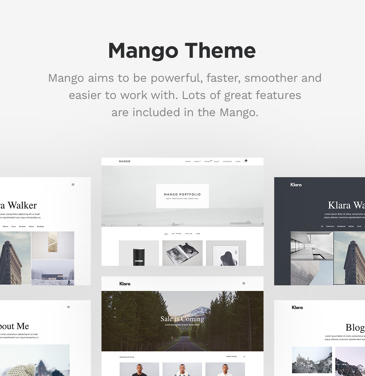 Mango - Portfolio for Creatives