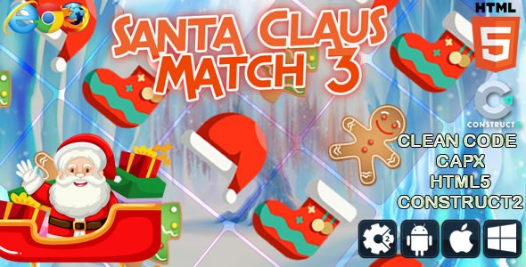Candy cane Hit - Html5 Game - 3