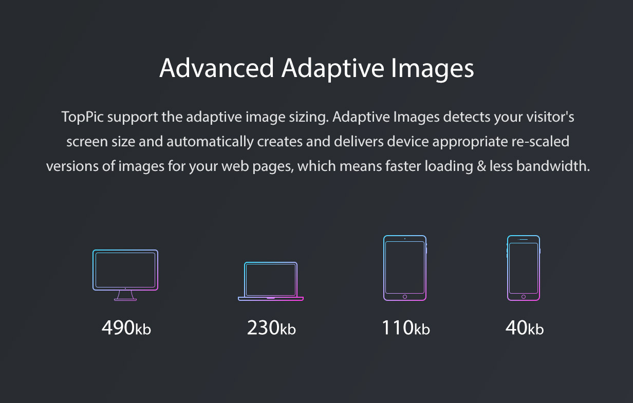 TopPic Photography WordPress Adaptive Images