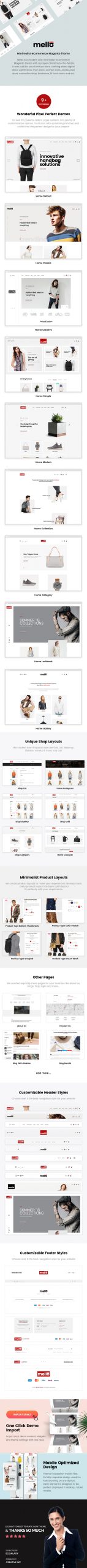 Mella - Minimalist eCommerce Magento 2 Theme - 1