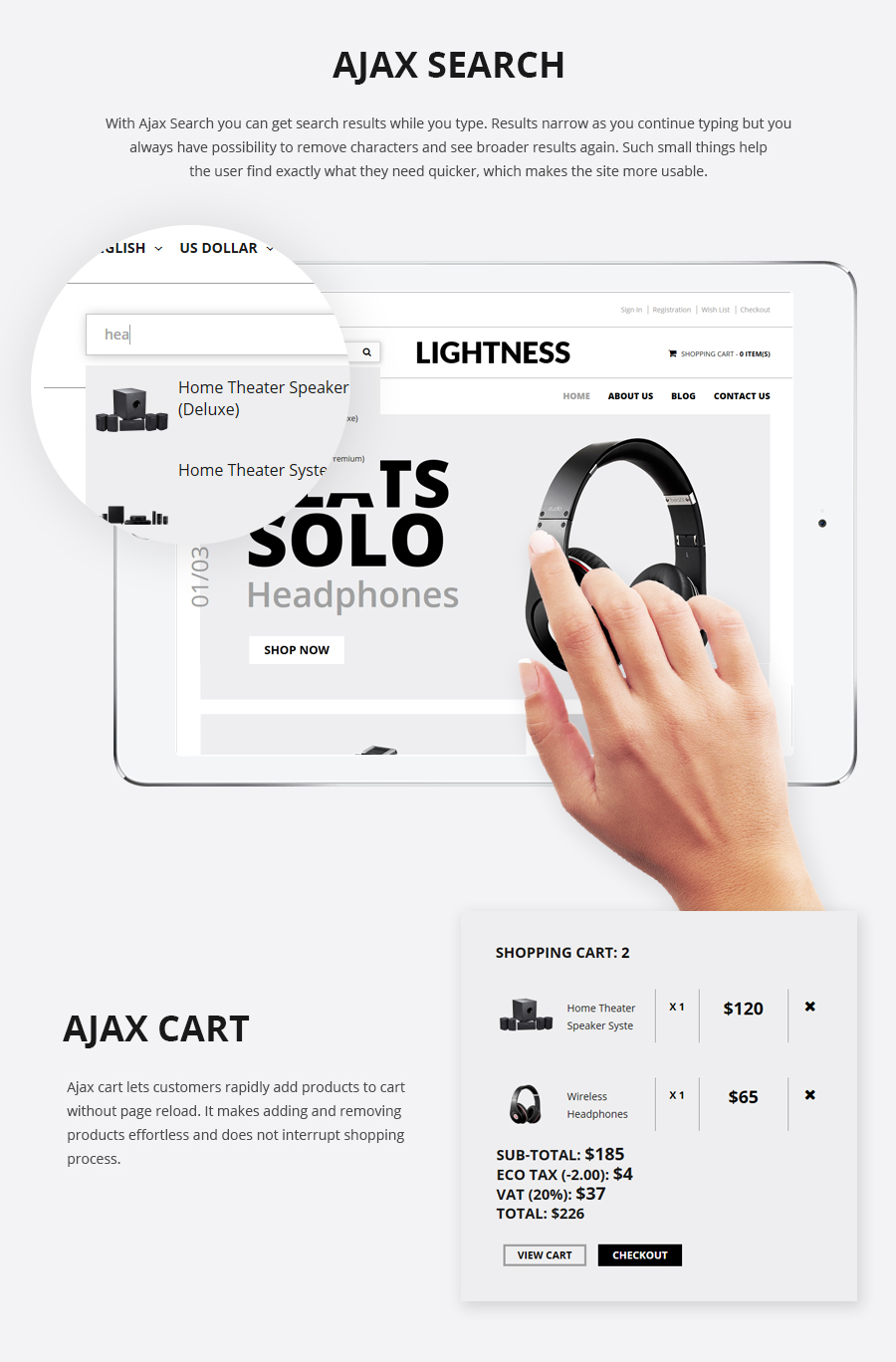 Lightness - Premium OpenCart theme - 4