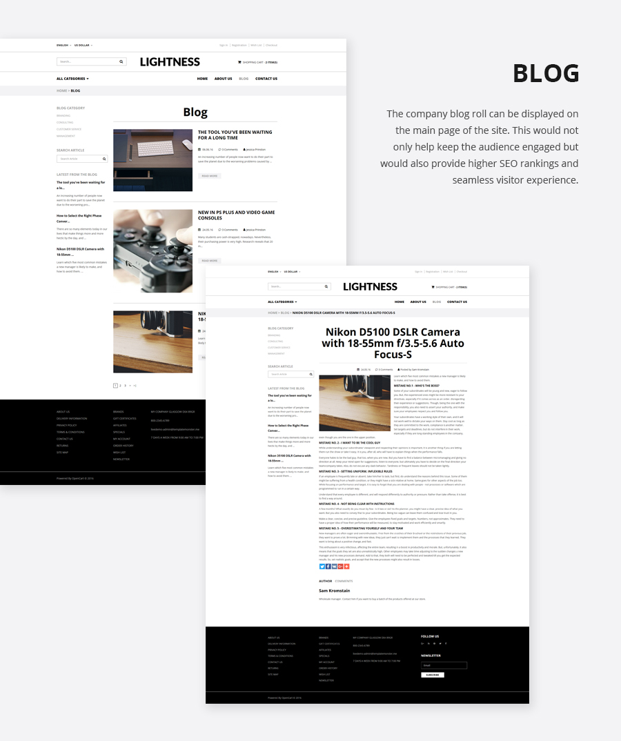 Lightness - Premium OpenCart theme - 5