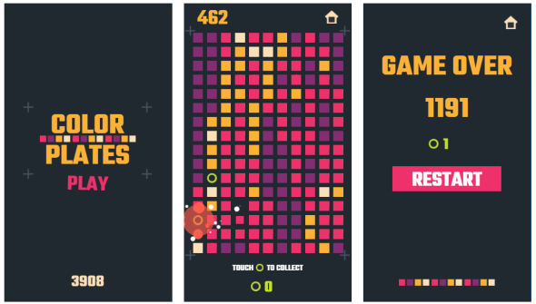 Color Plates - HTML5 Game (Construct3) - 1