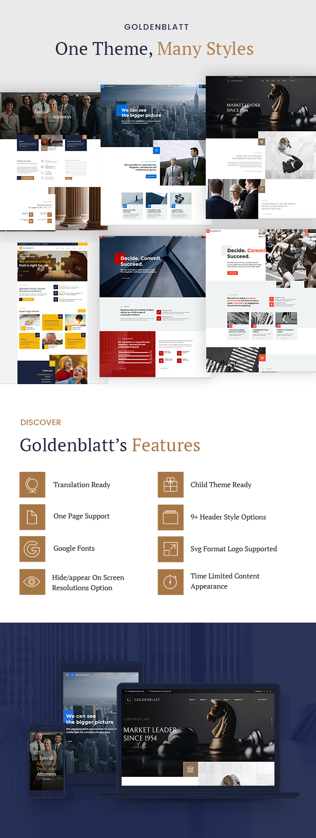 Goldenblatt - WordPress Theme for Lawyer & Attorney - 6