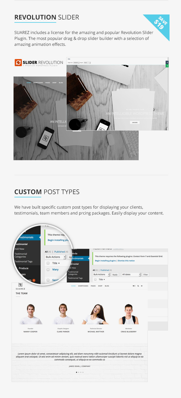 Suarez - Clean, Minimal & Modern Multi-Purpose WordPress Theme - 13