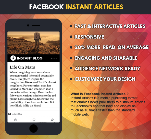 Instant Blog - Facebook Instant Articles & Google AMP supported php script - 3