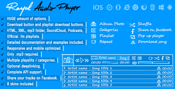 Royal Audio Player WordPress Plugin - 25