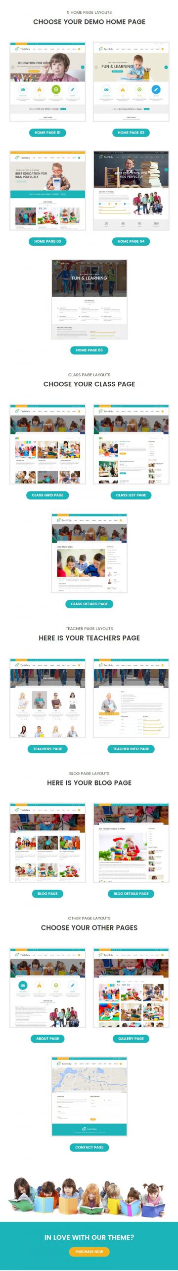 Techedu - Education Bootstrap Template - 1