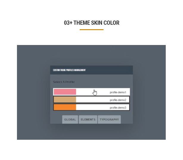 Fashion Prestashop Theme- Skin color