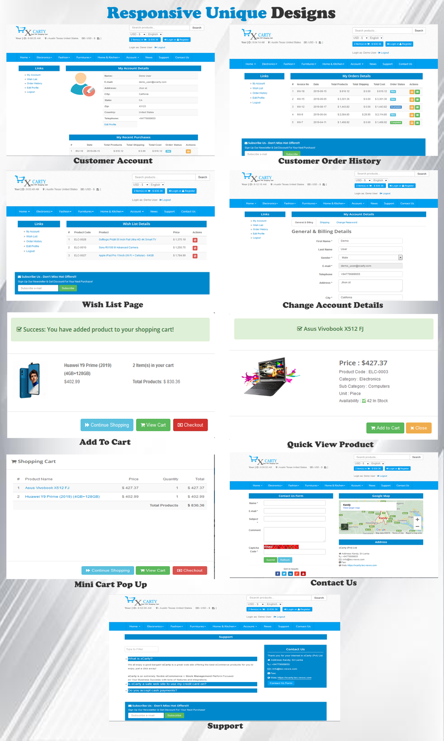 xCarty - E-commerce System with Stock Management - 9