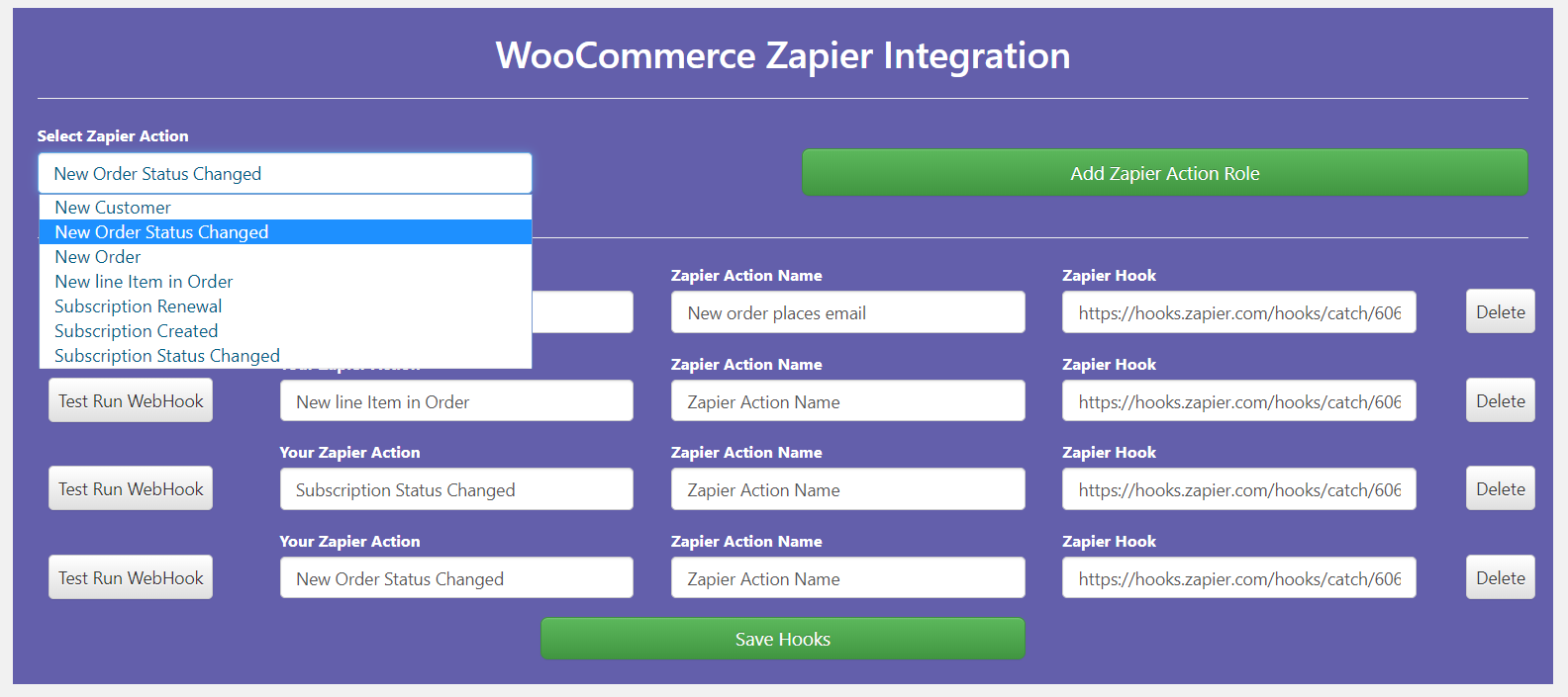 WooCommerce Zapier Integration Plugin