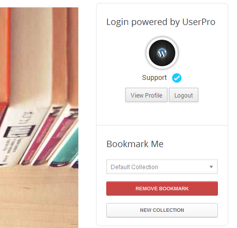 WordPress User Bookmarks for UserPro - 5