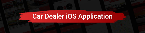 Car Dealer Native iOS Application - Swift - 1