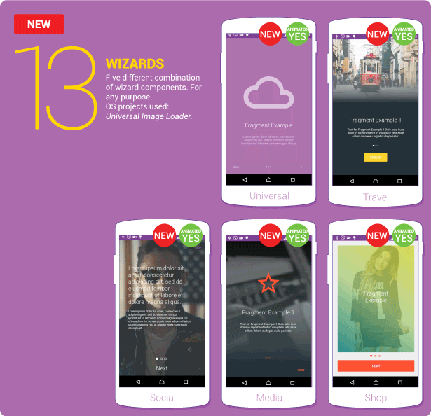 Material Design UI Android Template App - 23