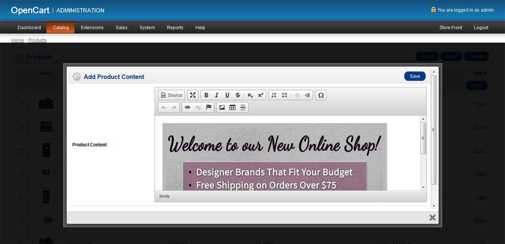 Custom Content Popup at Product Page for OpenCart - 14