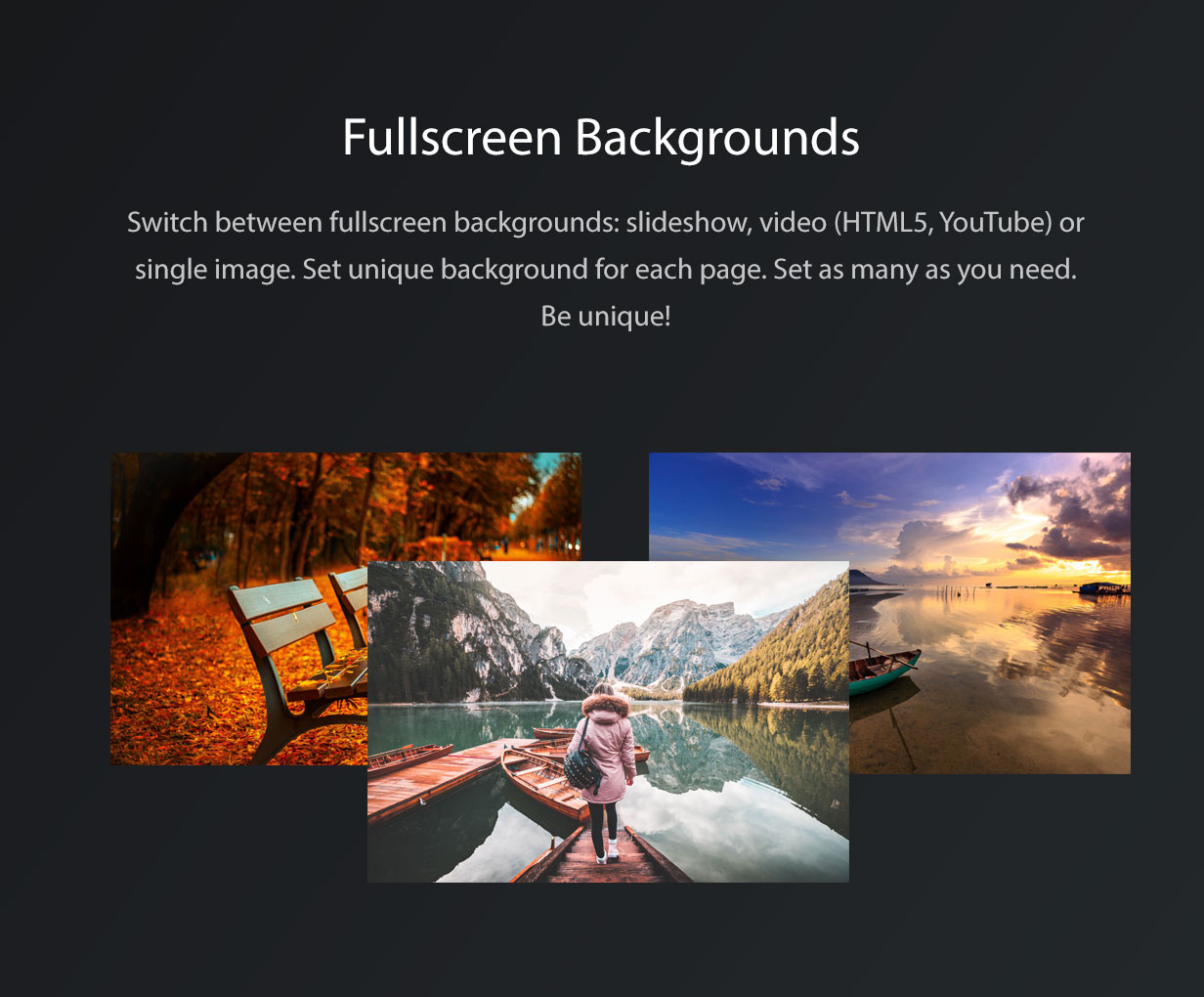 Vernissage WordPress Background Settings