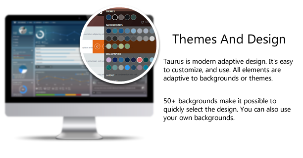 Taurus - Responsive Bootstrap Admin Template - 6