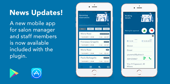 Salon Booking Wordpress Plugin - 1