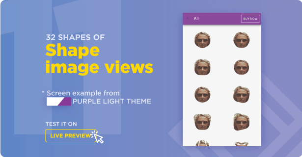 Ionic shape image views