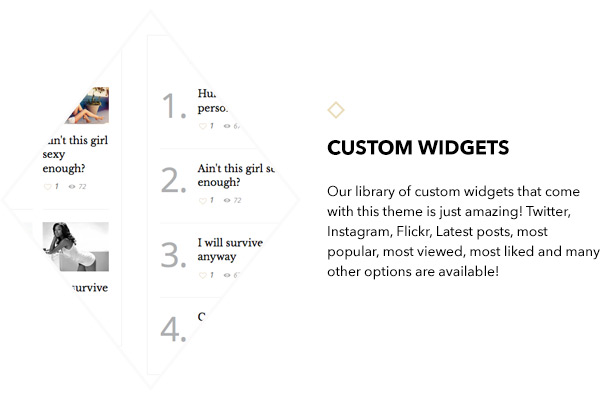 Custom widgets